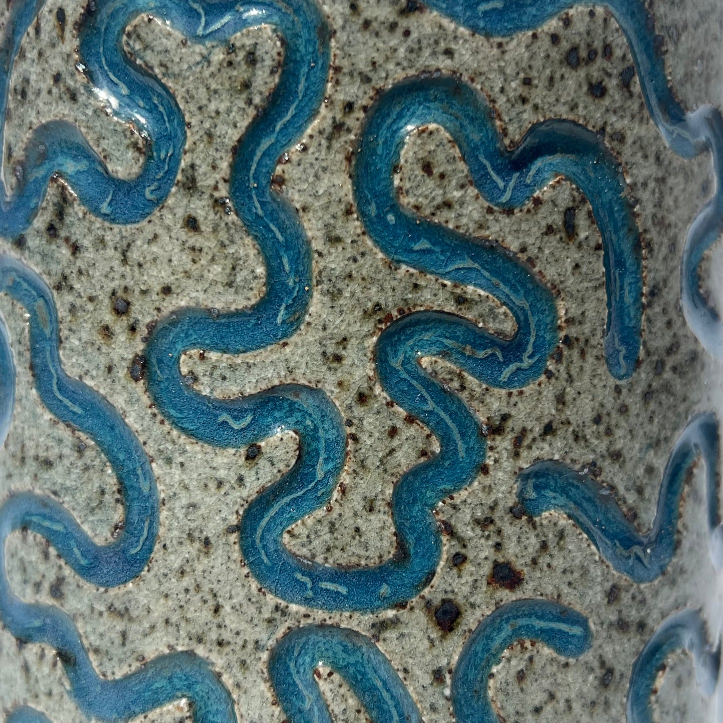 Carved River Planter