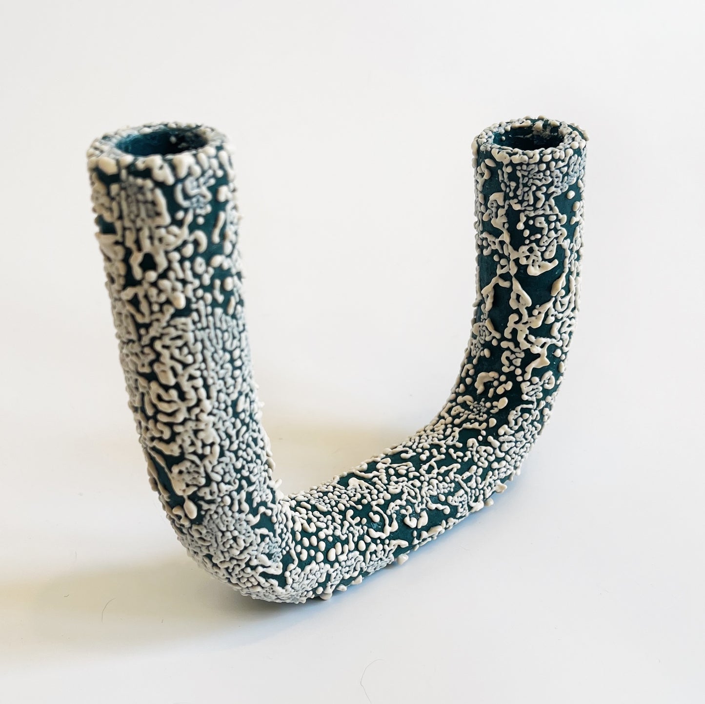 Beaded Glaze Candleholder