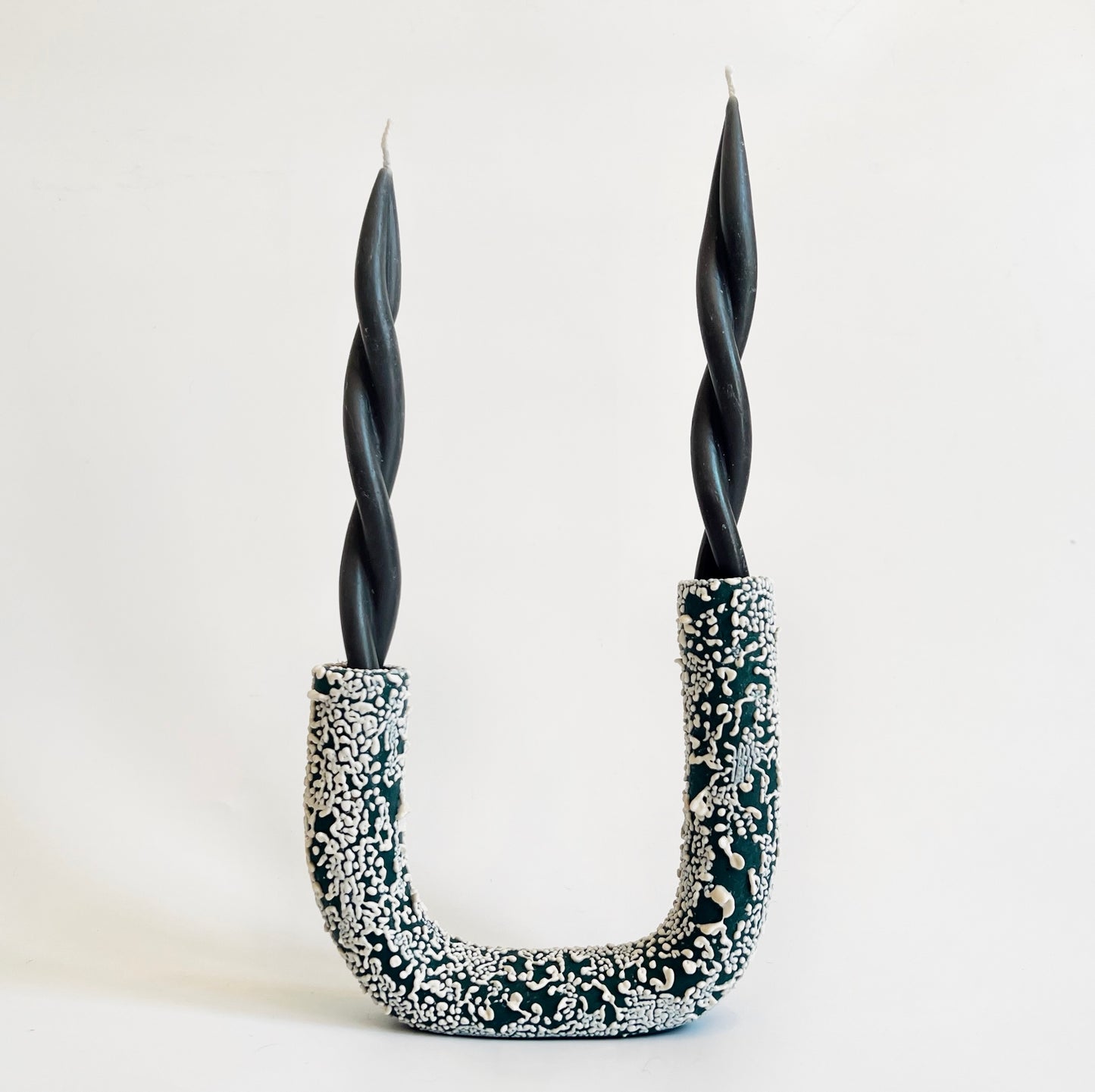 Beaded Glaze Candleholder